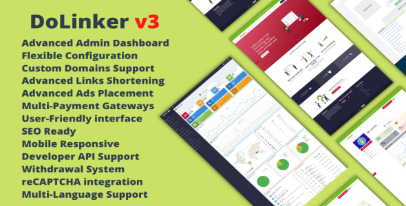 Free DoLinker - The URL Shortener Platform (SaaS). Nulled