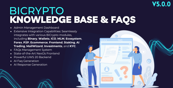 Free Knowledge Base & FAQs addon for Bicrypto Nulled