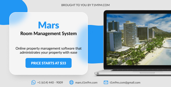 Free Mars - Room Management System Nulled