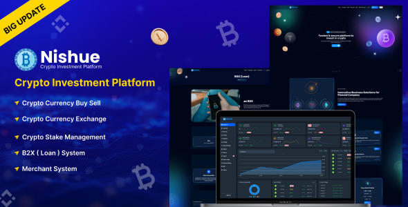 Free Nishue - CryptoCurrency Buy Sell Exchange and Lending with MLM System | Crypto Investment Platform Nulled