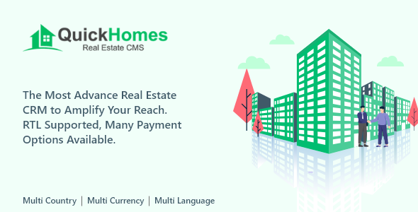 Free QuickHomes - Real Estate CMS PHP Script Nulled